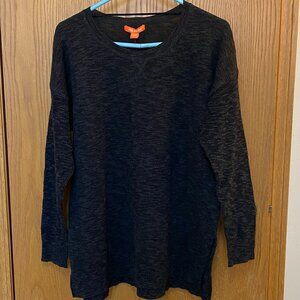 Black "Joe Fresh" oversized, cotton blend, sweater, Size large, new with tags